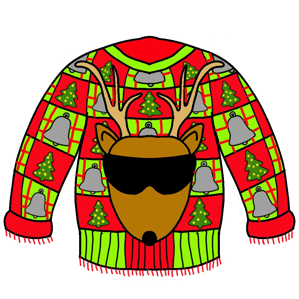 Ugly Sweater Drawing Template