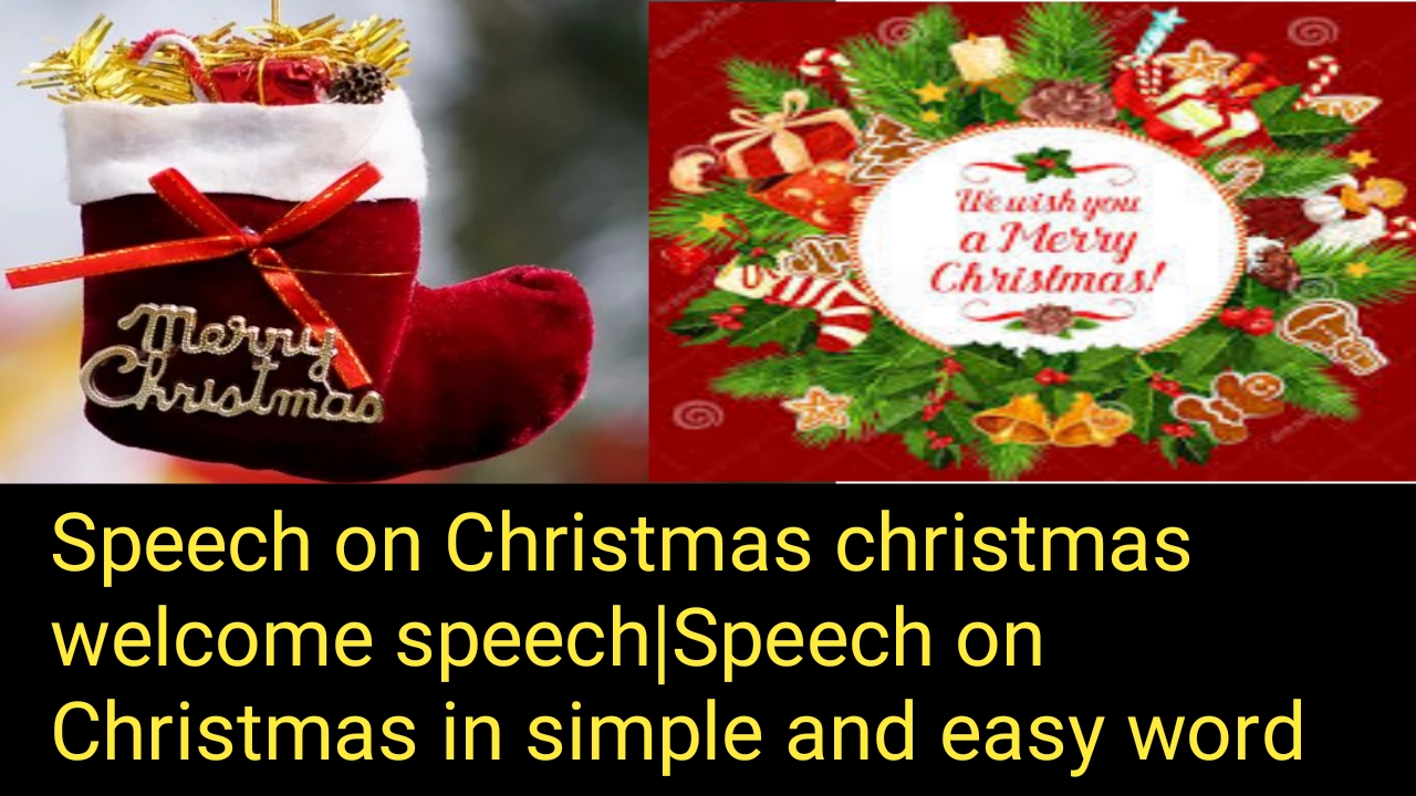 100 words speech on christmas