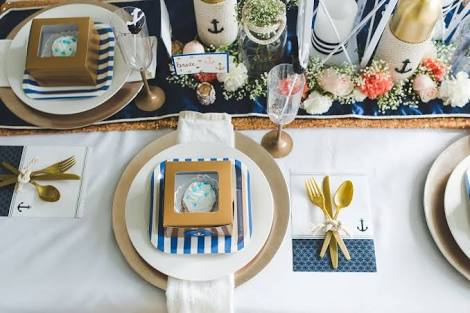 Playing Off Iconic Nautical Table Decoration Ideas Bridal
