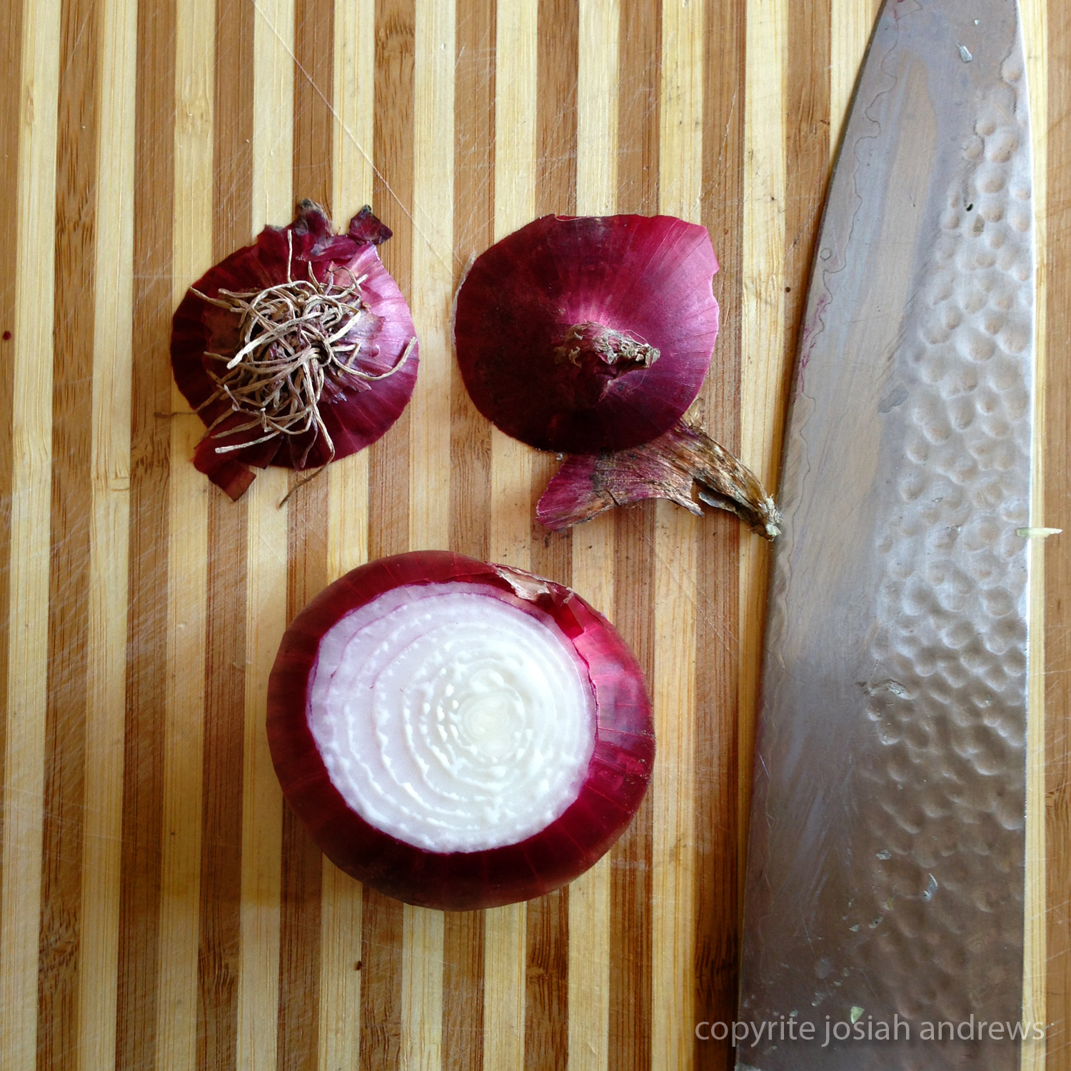 The Alternative Food Talk Howto Julienne Red Onion