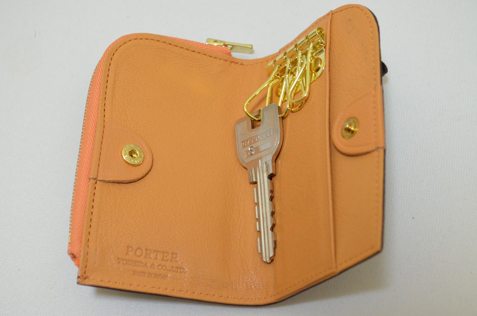 日々是ナポリン: PORTER DOUBLE KEY CASE（ポーターダブル キーケース）