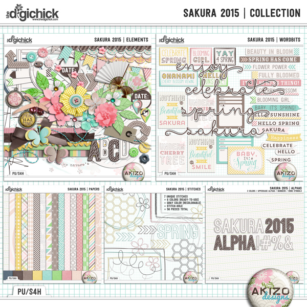 Sakura 2015  Collection by Akizo Designs