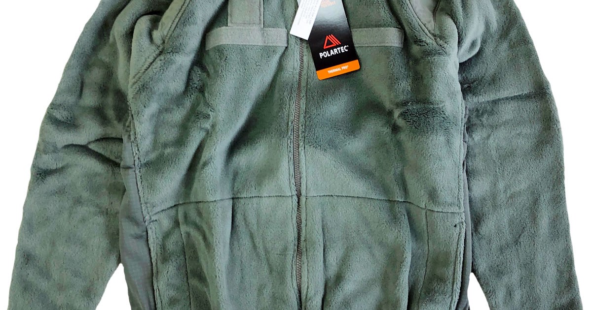 Pile Militare XXL ECWCS Camicia Pile Militare USA ECWCS Livello 2 Gen III Grigia A Nido D'ape - Taglia XXL, Nuova Con Scatola Camicia Termica ECWCS