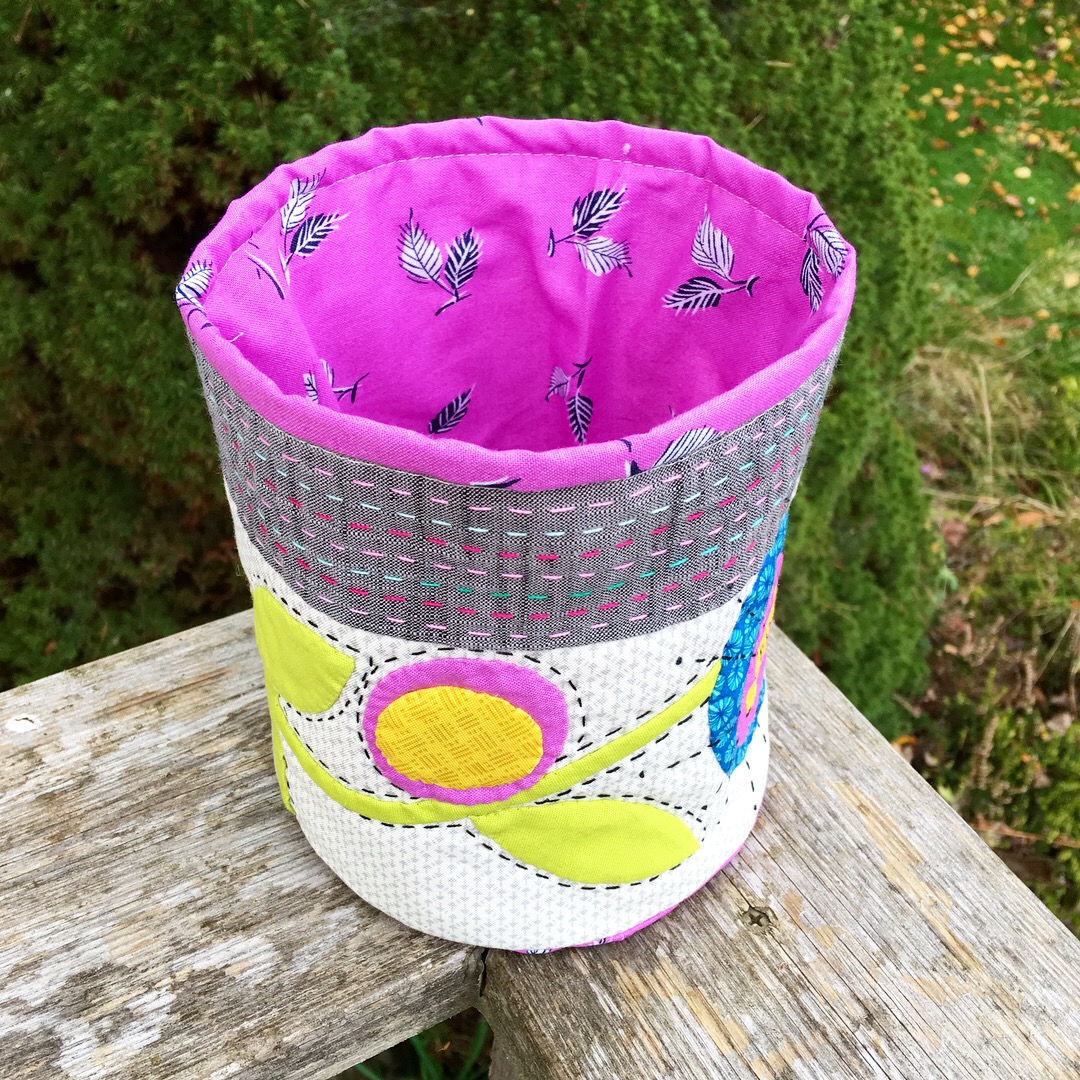 Fabric Storage Pot Tutorial • myBearpaw Blog by Jo Avery