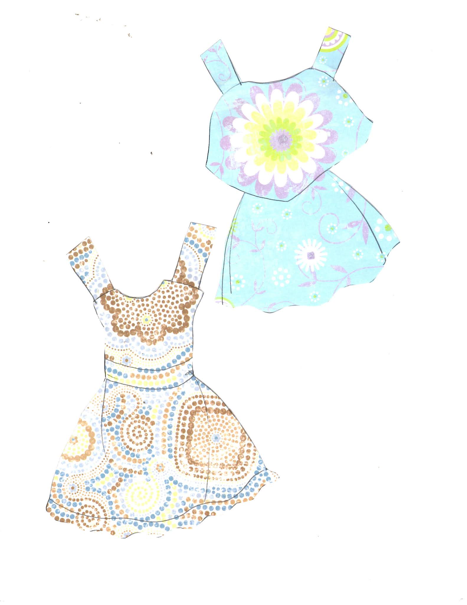 Miss Missy Paper Dolls Magic Mary Paper Doll with Handmade outfits