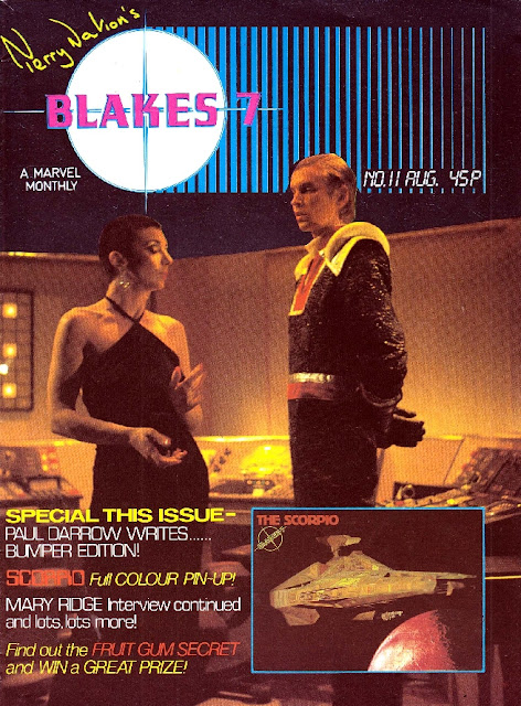 STARLOGGED - GEEK MEDIA AGAIN: 1981: BLAKE'S SEVEN MAGAZINE