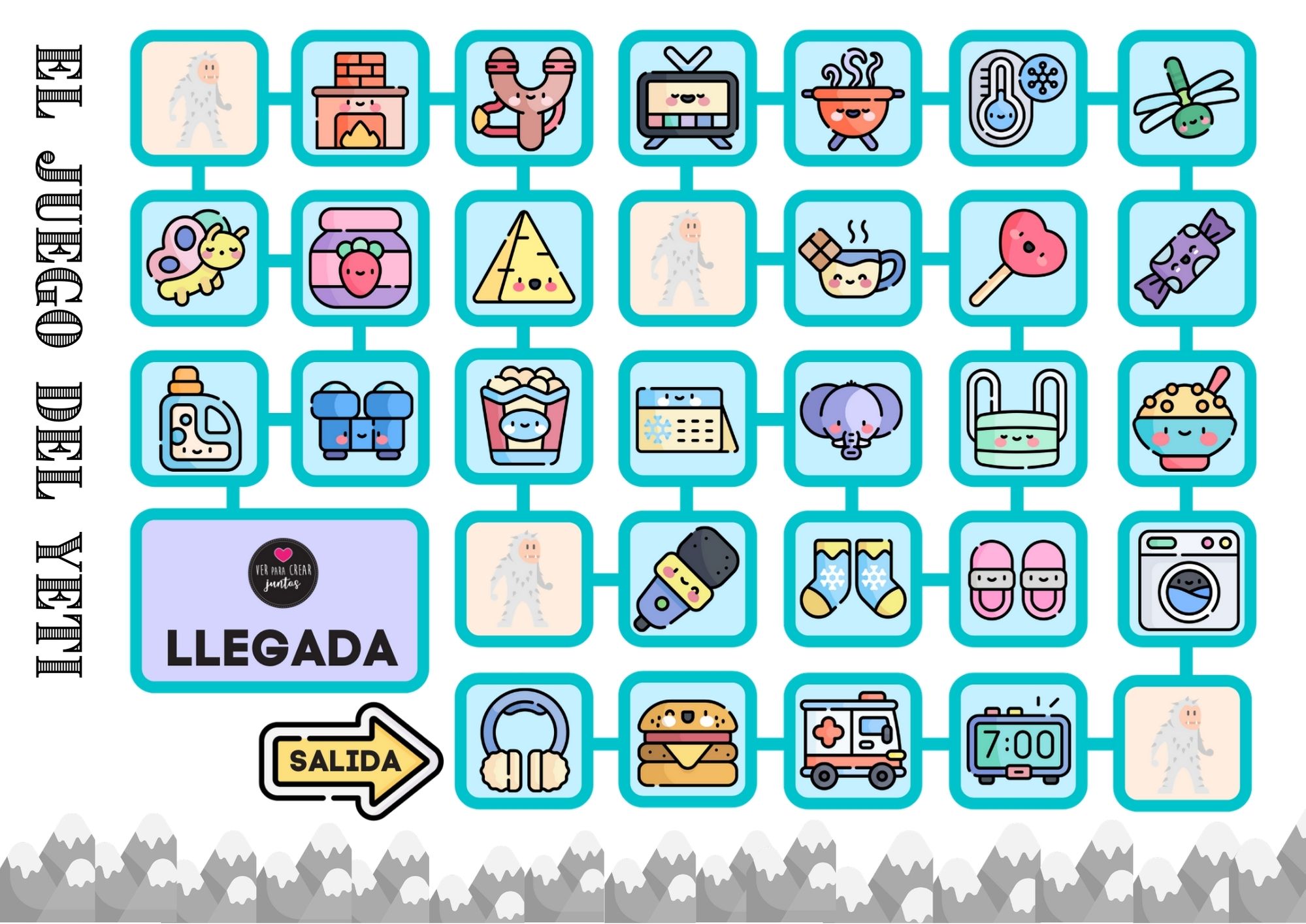 Ver para crear juntos: EL JUEGO DEL YETI.OMISIÓN DE SÍLABAS