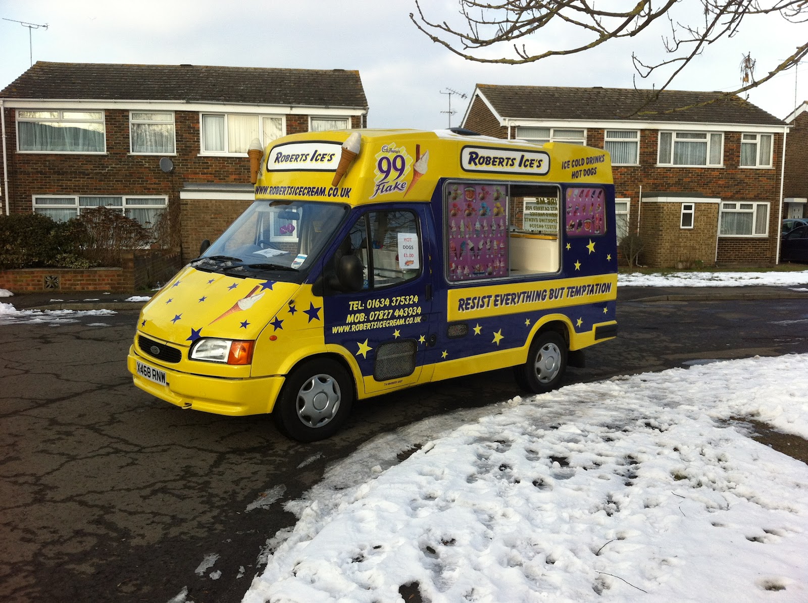 Roberts Ice Cream Van Hire and Quality Ice Creams Ice Cream Van Hire
