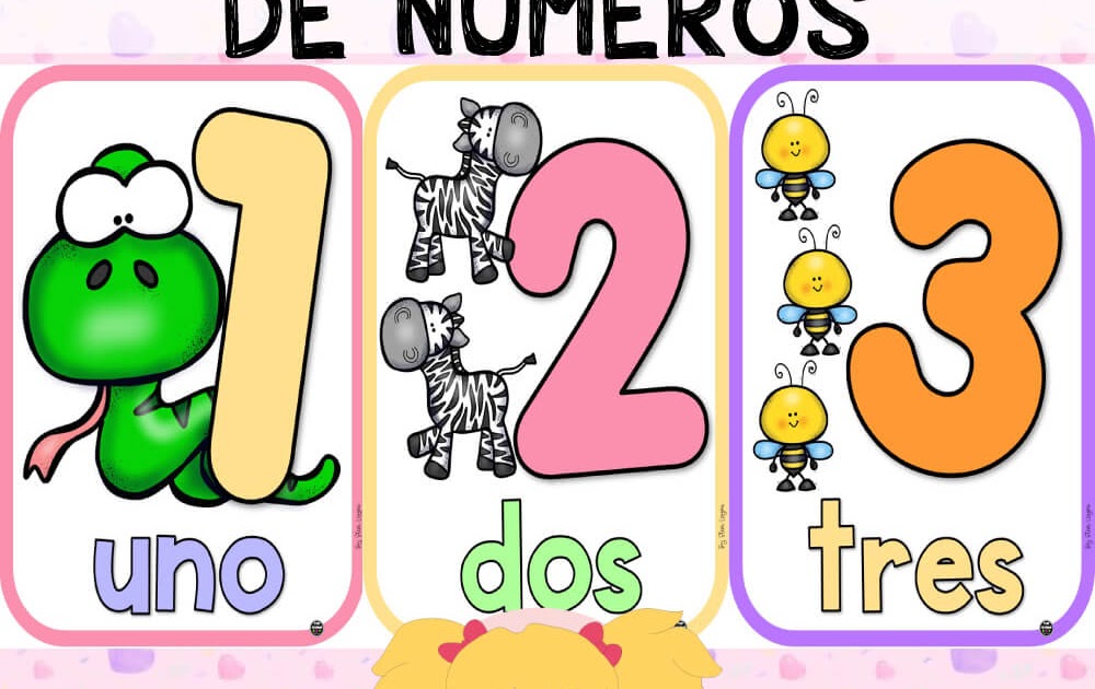 Tarjetas Para Aprender Los Números Mundo De Rukkia