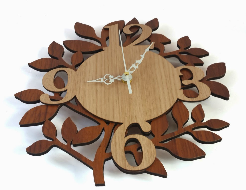 Jam Dinding Unik dengan Bahan Kayu - Nabil