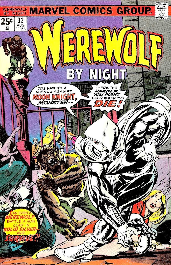 Werewolf by Night #32 marvel key issue 1970s bronze age comic book cover - 1st appearance Moon Knight