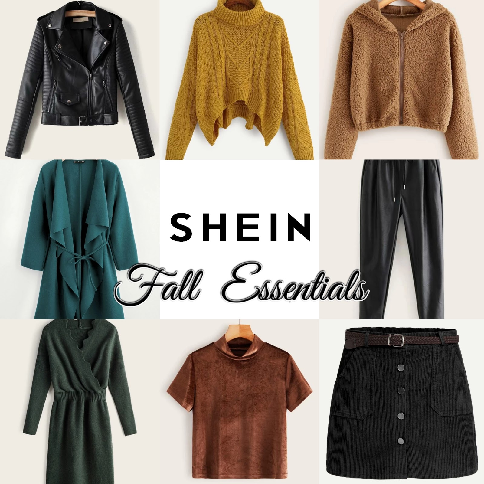Elogios a mis Locuras Shein Fall Essentials / Esenciales de Otoño con