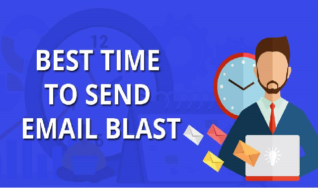 Best Time to Send an Email Blast #infographic