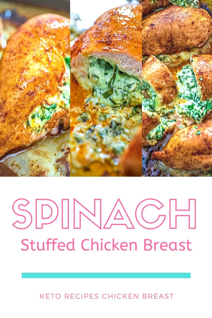 Spinach Stuffed Chicken Breast Keto Recipes Chicken Breast
