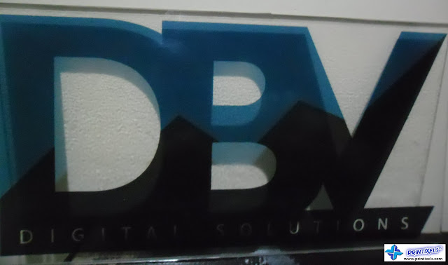Clear Acrylic Panel Sign with Sticker