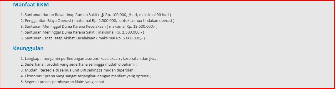 Manfaat Asuransi Mikro Kecelakaan Kesehatan Meninggal Dunia