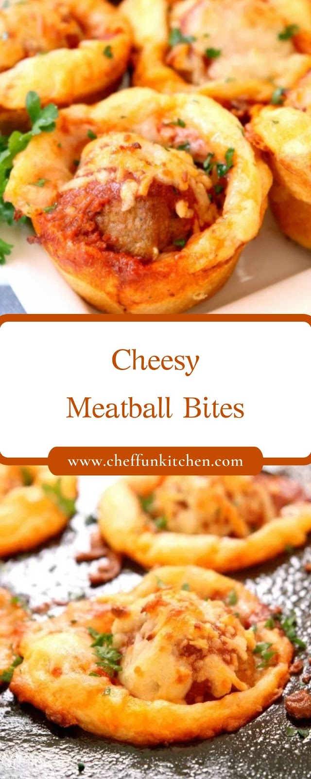 Cheesy Meatball Bites