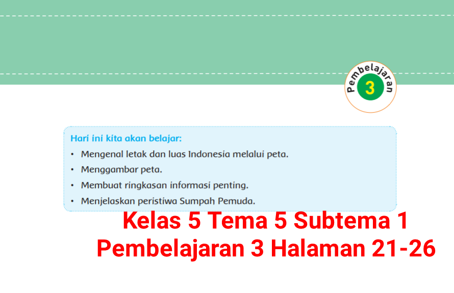 Kunci Jawaban Buku Tematik Tema 5 Kelas 5 Halaman 21 22 26 Koesrow