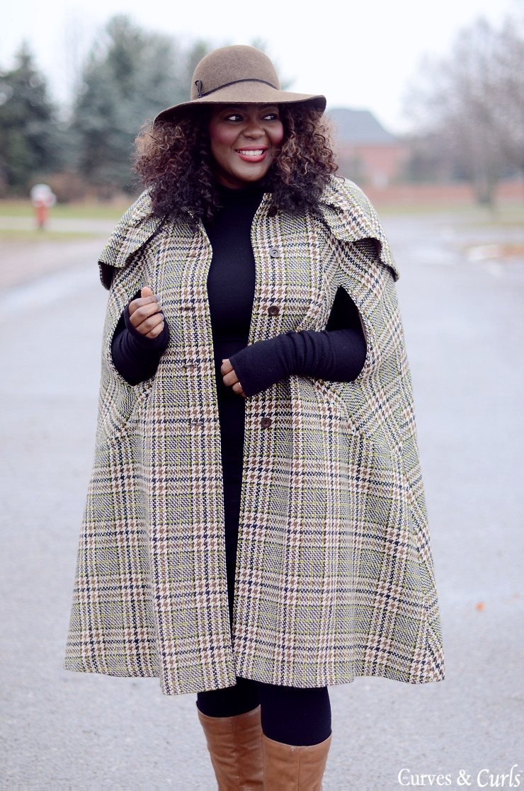 Vintage Cape | My Curves And Curls