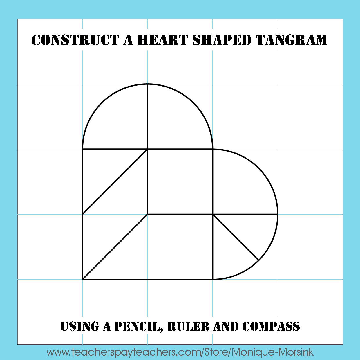 Heart Tangram Printable Printable Word Searches Heart Tangram Printable Printable Word Searches