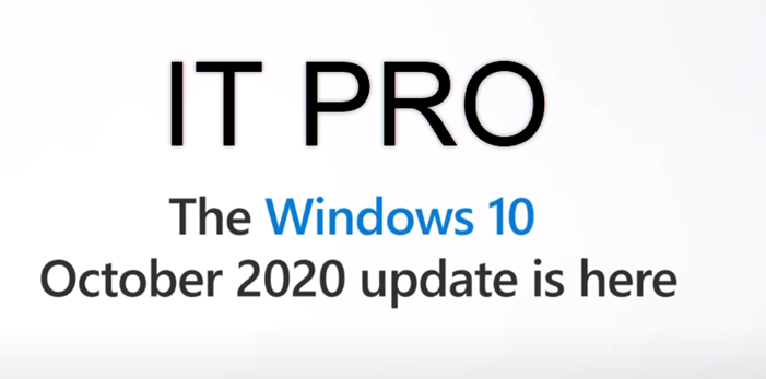 Windows 10 20H2 Mettre à jour PRO