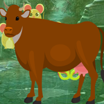 Games4King Brown Cow Escape