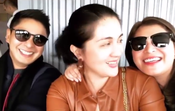 Coco Martin And Angel Locsin Welcomes Dimples Romana To Mang