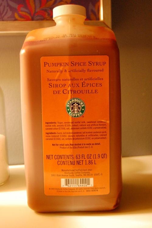 Pumpkin Syrup Calories Starbucks