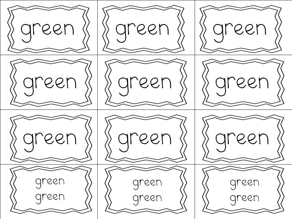 Kinder Cakes Candy Land Sight Word Game