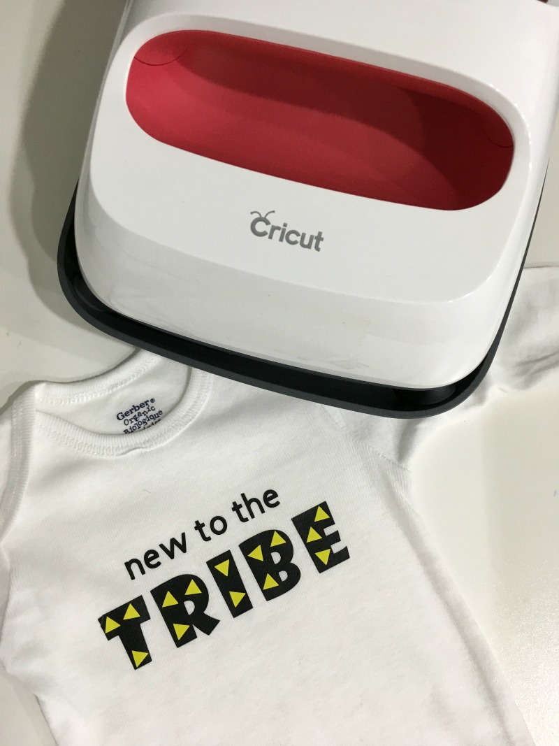 Real Girl's Realm Custom Baby Onesie With Smaller Cricut EasyPress 2