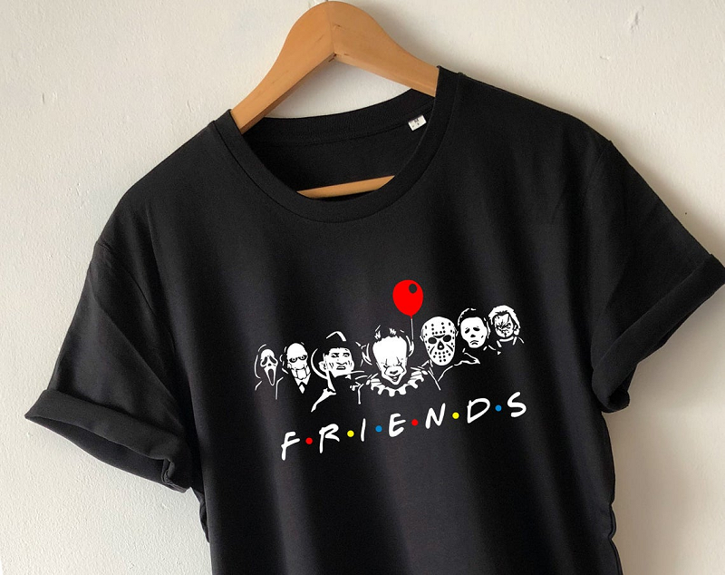 HeartStreet - T-me Printing - Halloween Friends T-shirt