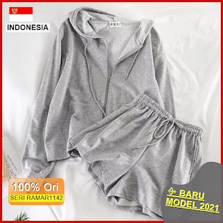 RAMAR1142 NEW SET HOODIE JAKET SET BARU 2021