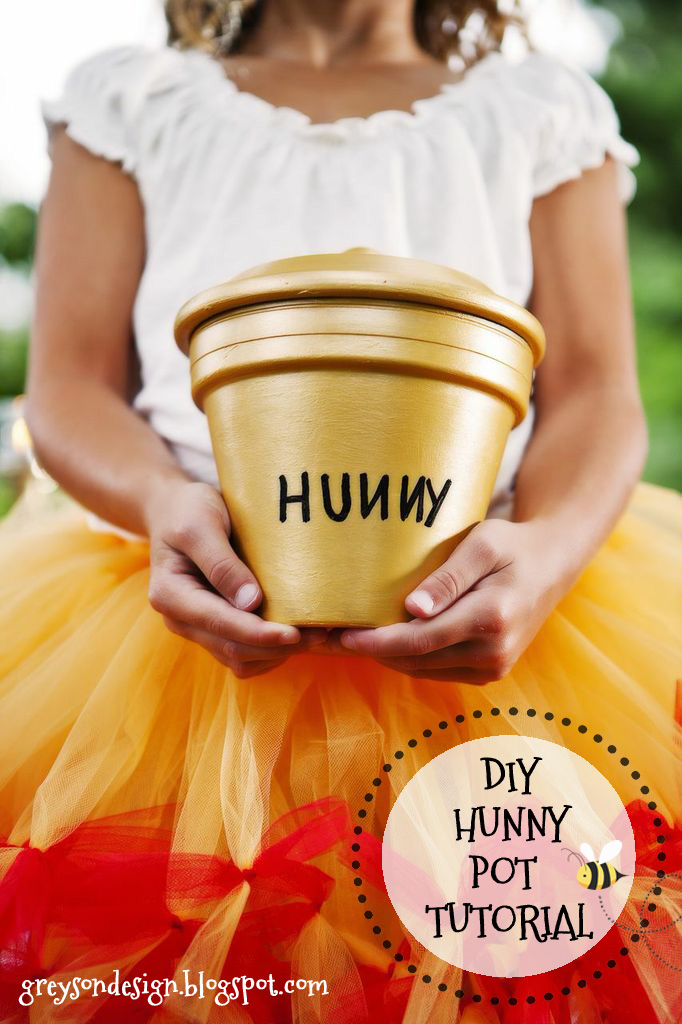 DIY Winnie The Pooh Hunny Pot