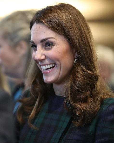 Kate Middleton wore McQueen coatdress, Kate carried a green Manu Atelier bag