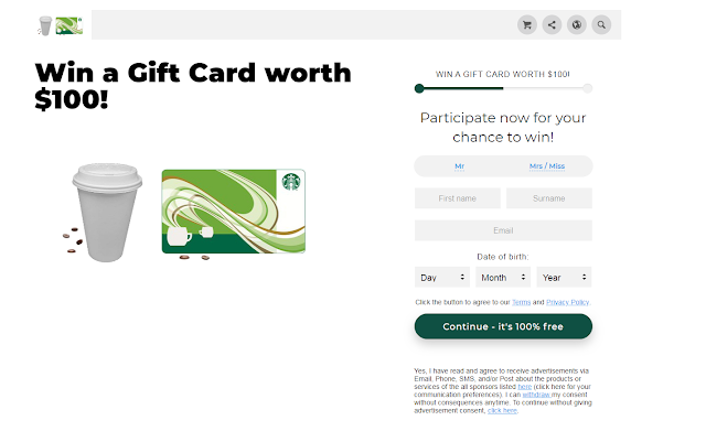  win free $100 gift card