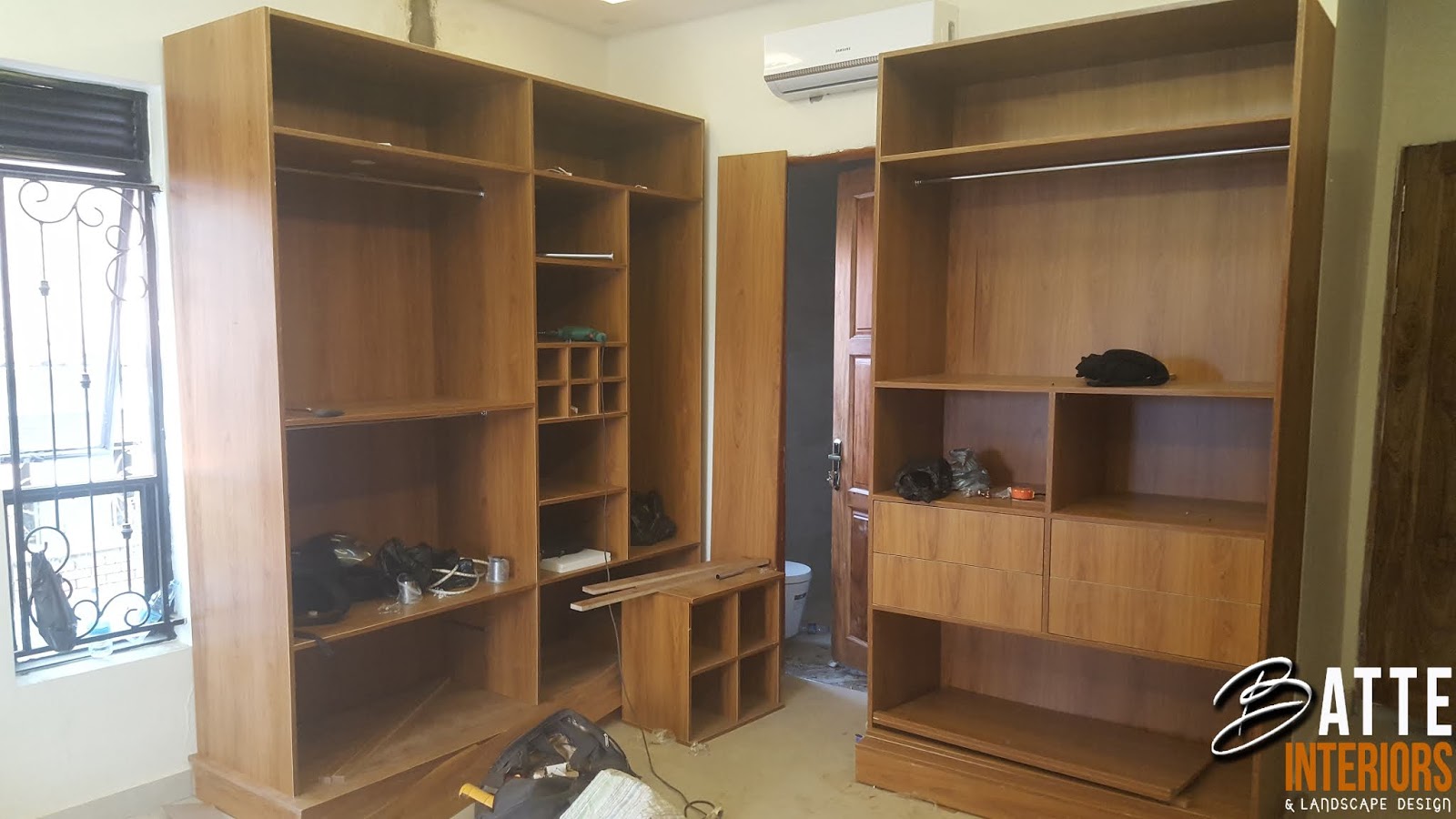 INTERIOR DESIGN UGANDA WARDROBE/WALK IN CLOSETS DESIGN AND EXECUTION