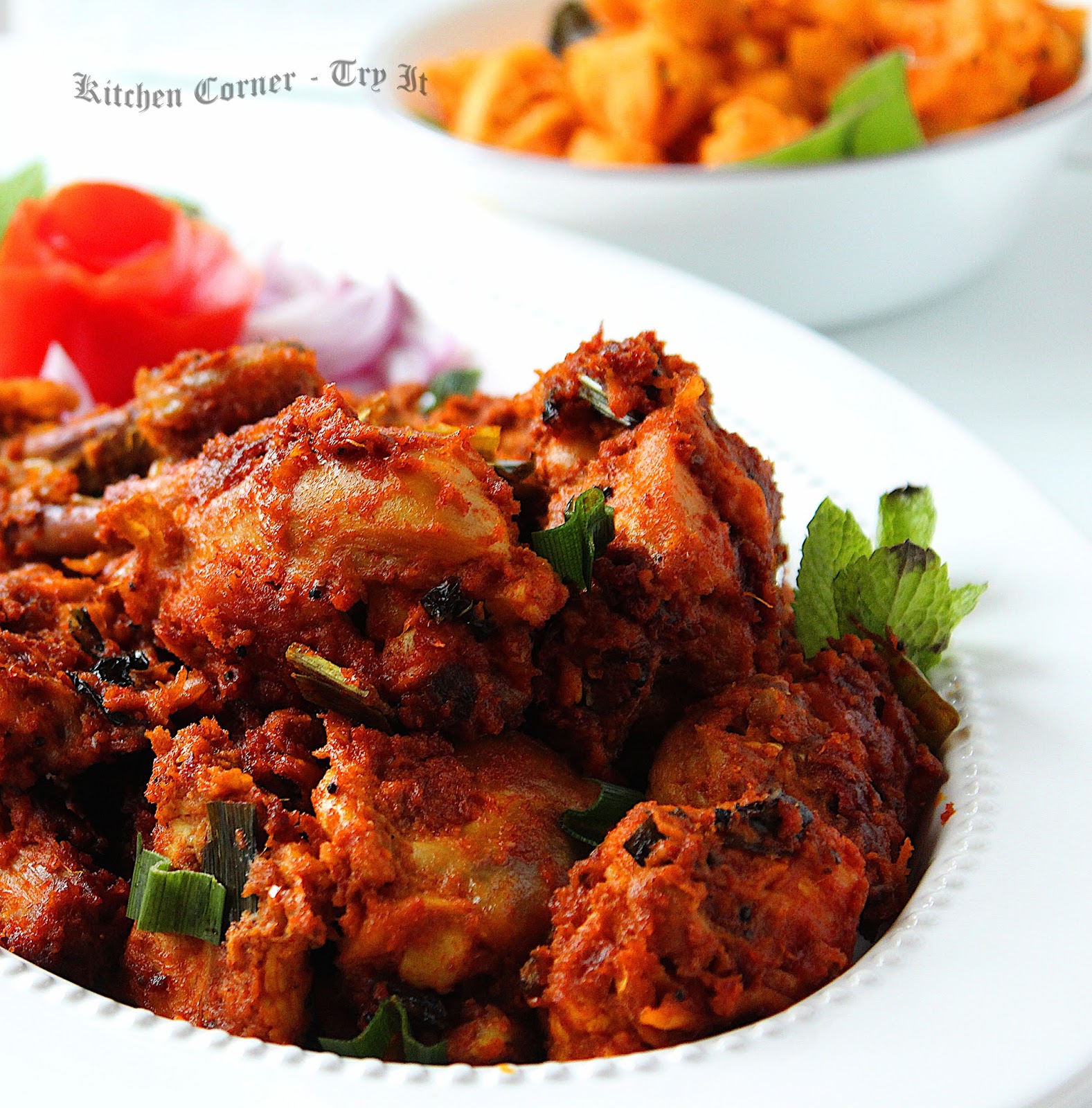 Ginger Chicken Masala Fry