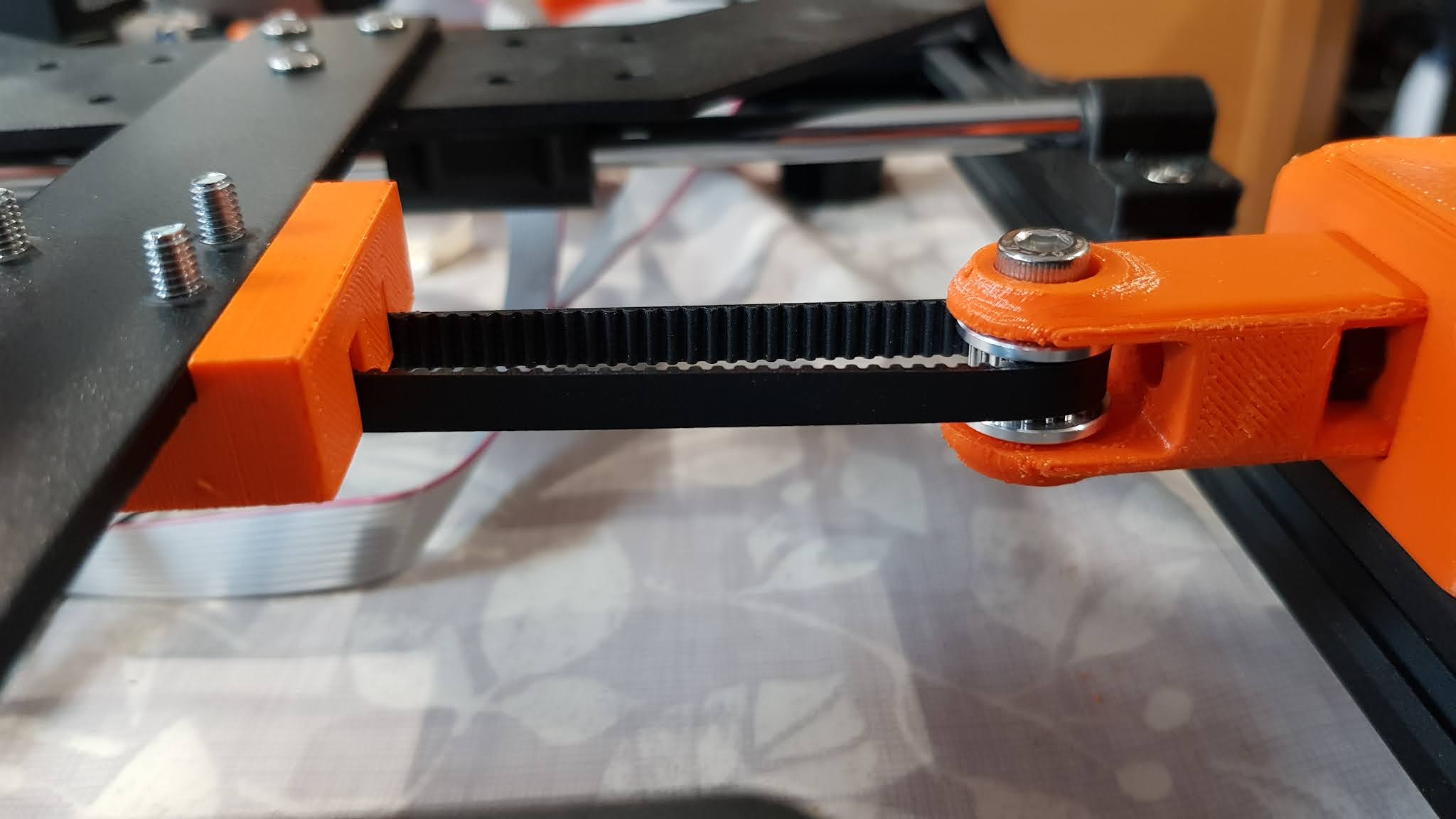 New release X and Y axis belt tensioning