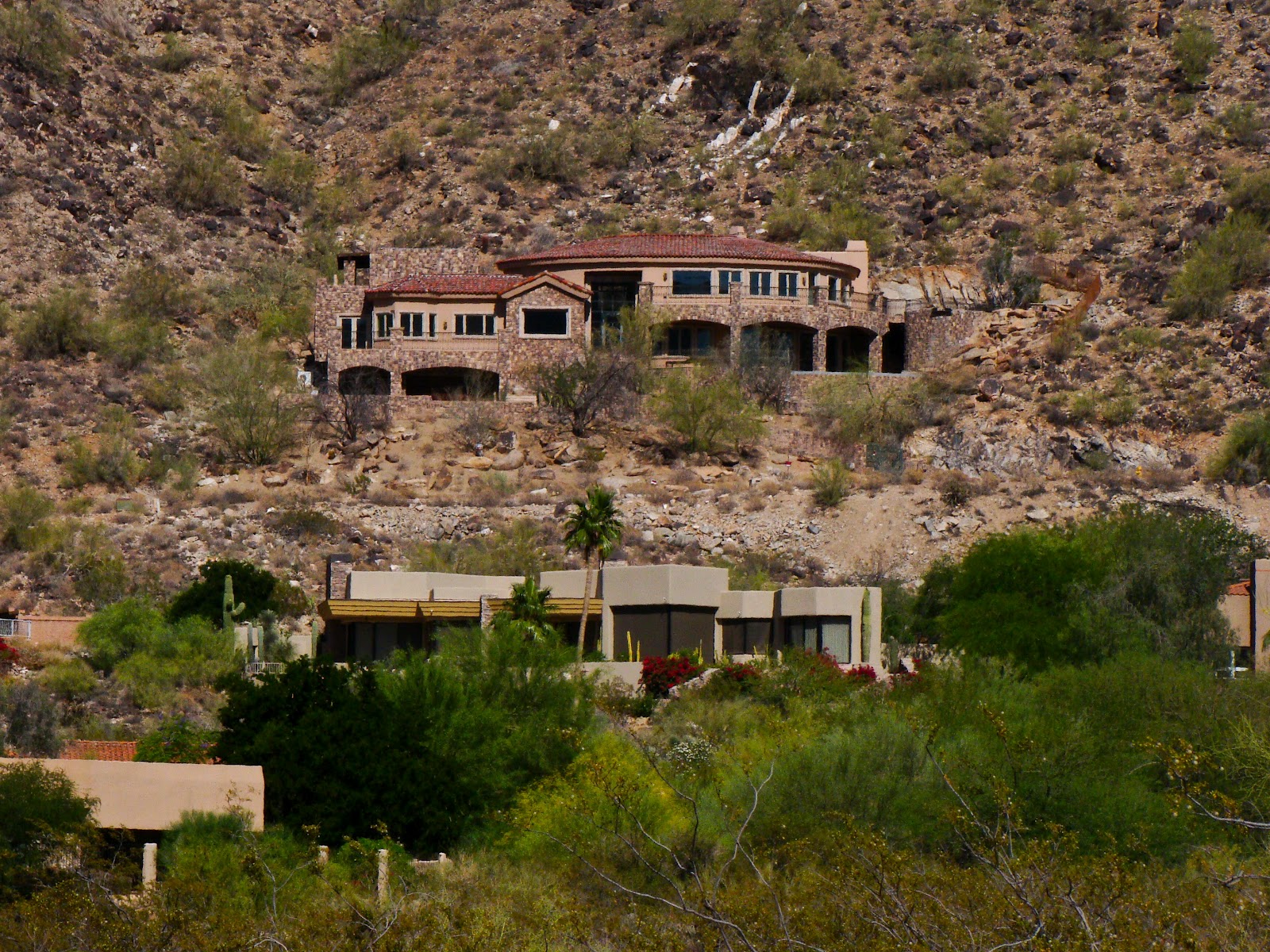 Scottsdale Daily Photo Photo Houses creeping up the hill