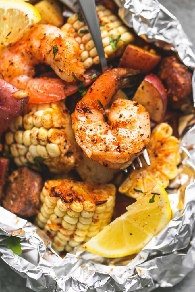 SHRIMP BOIL FOIL PACKS MY INCREDIBLE RECIPE
