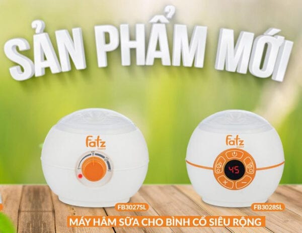 Máy hâm sữa điện tử FATZ BABY cho bình cổ siêu rộng FB3028SL
