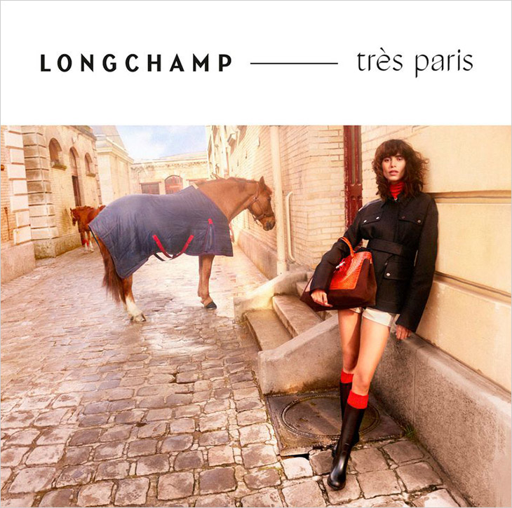 Longchamp Fall/Winter 2021 Campaign starring Mica Argañaraz