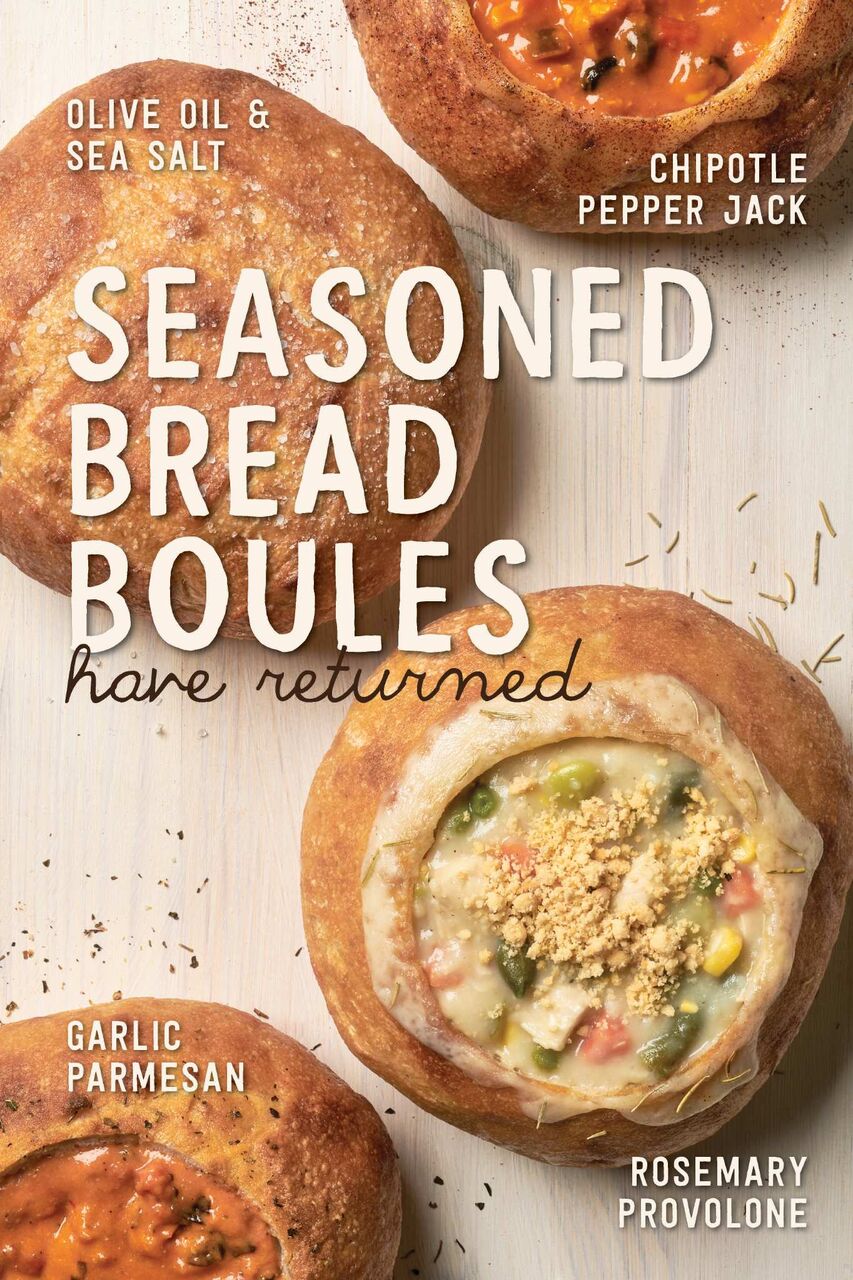 Zoup! Brings Back Brewhouse Cheddar Soup and Seasoned Bread Boules DC