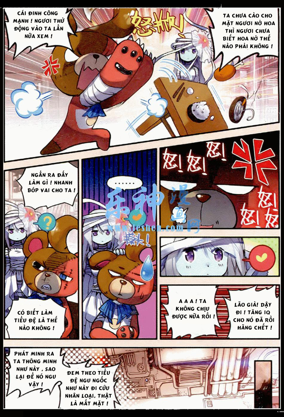 Thiếu Nữ Phá Hoại Và Ma Thần Tân Nương Chap 4 - Next Chap 5
