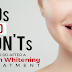 Dos and Don’ts: What to Do After a Teeth Whitening Treatment #infographic