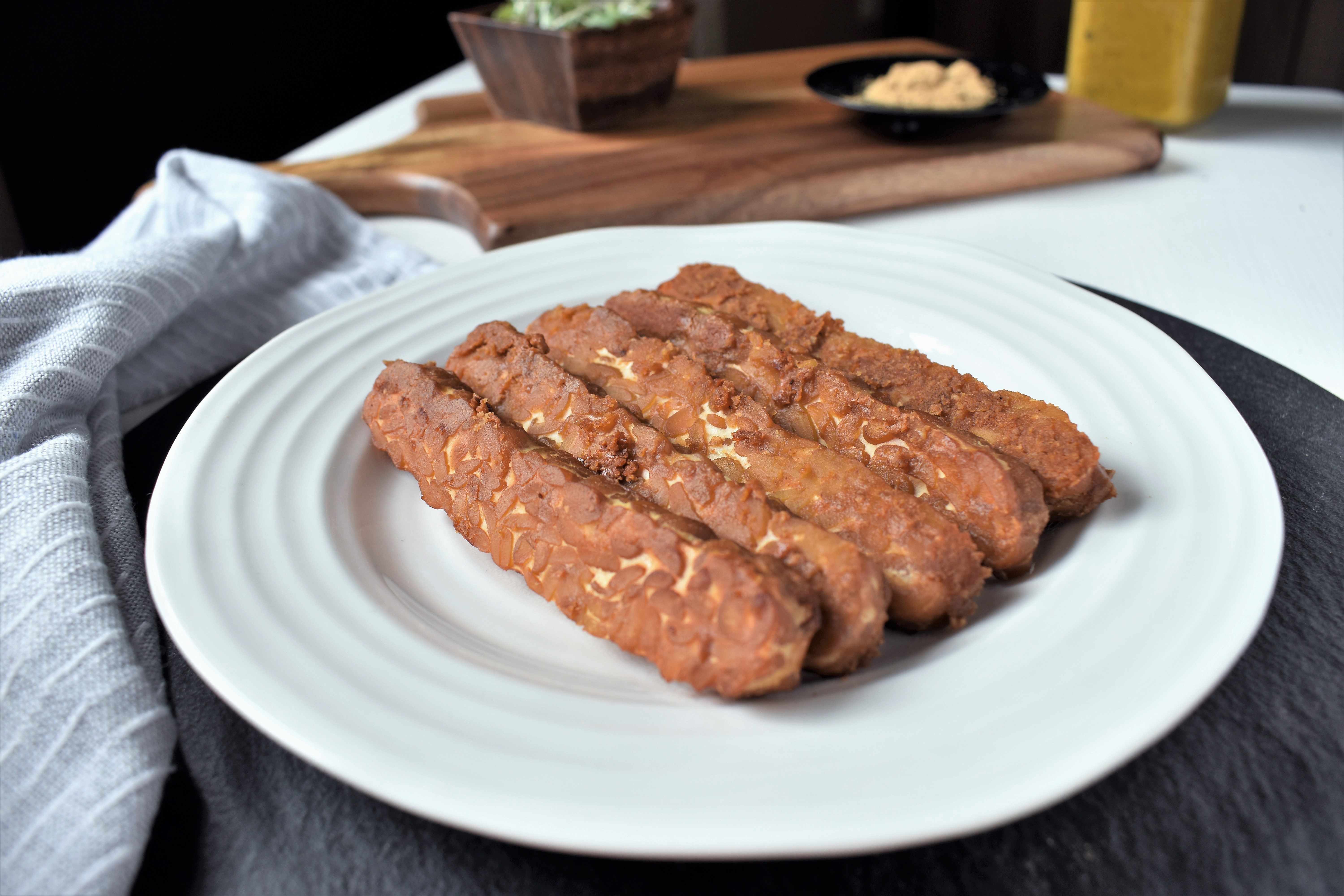 Peanut Sauce Baked Tempeh