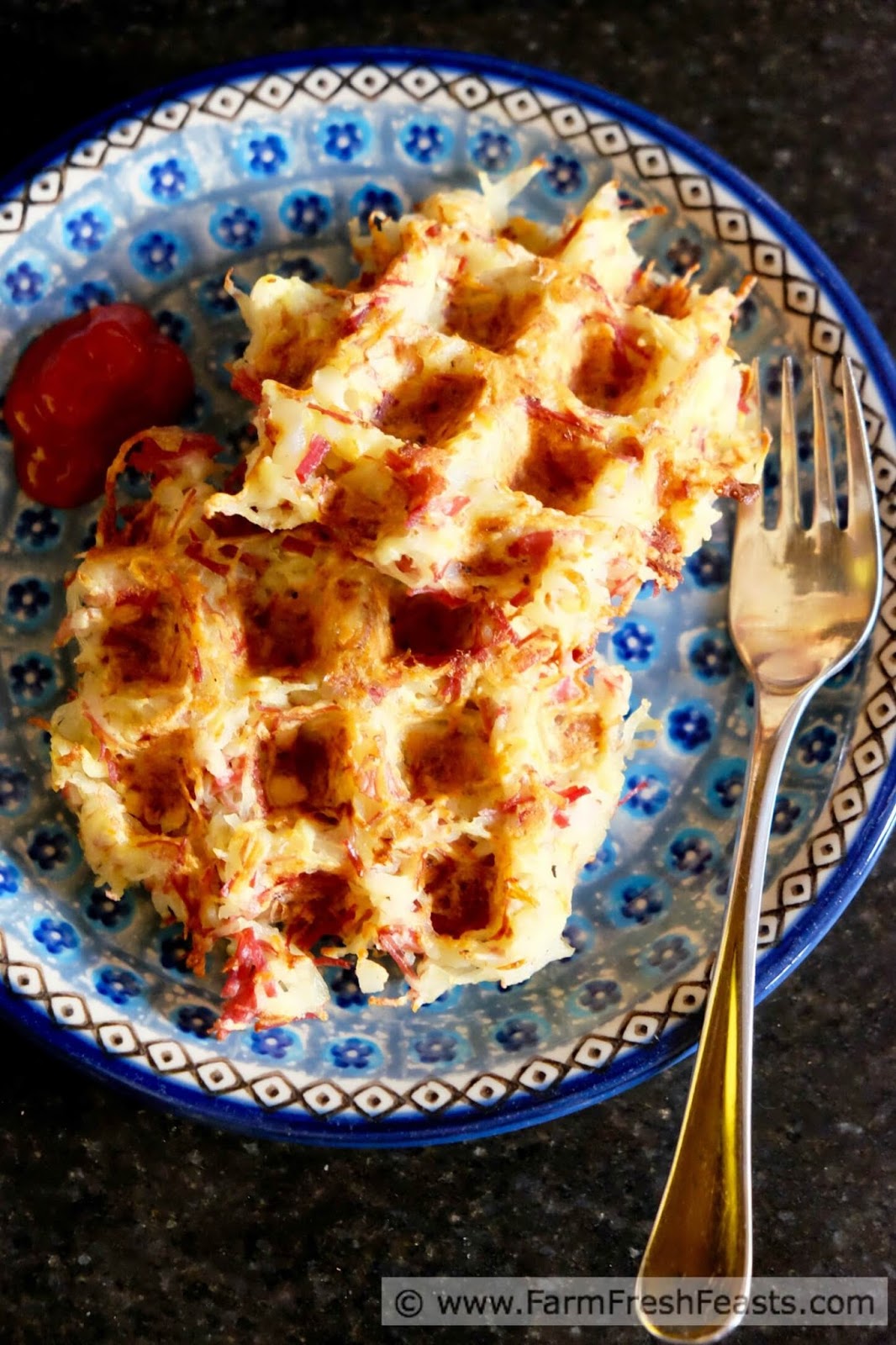Farm Fresh Feasts Corned Beef Hash Waffles