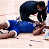 "Aterrador": Estrella de la NBA recibe un codazo en la boca y le tienen que cerrar el corte con 8 puntos de sutura (VIDEOS).