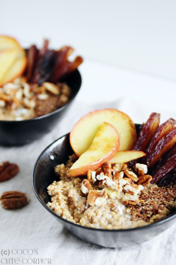 Coco&amp;#39;s Cute Corner: Quinoa Porridge mit Apfel und Zimt - ein warmer und ...