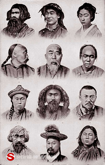 Gambar Tipe orang Asia di dalam buku tahun 1914.